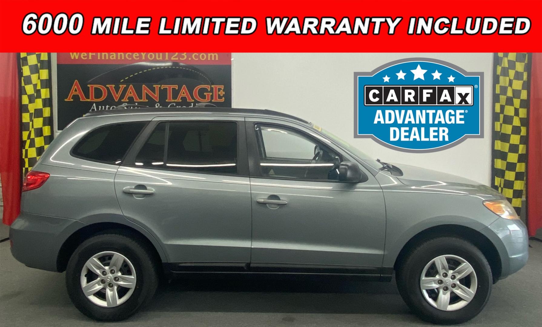 2009 BLUE /Tan Hyundai Santa Fe (5NMSG73DX9H) , located at 533 S West End Blvd., Quakertown, PA, 18951, (877) 257-4995, 40.343994, -75.303604 - Photo#0